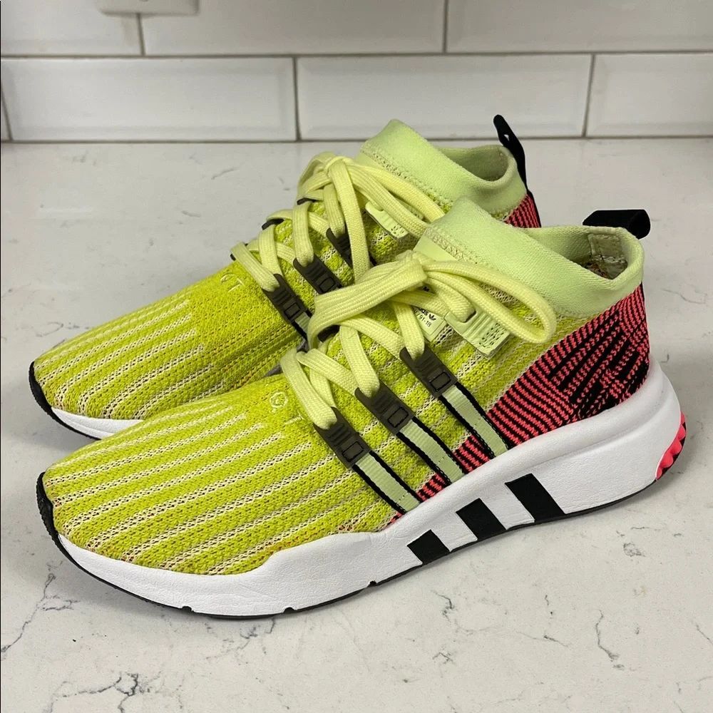 Adidas EQT Support Mid ADV Glow Neon B37436 Men’s Size 7